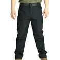 thumbnail image 1 of HOOMEUMY Mens Cargo Pants Straight Leg Sweatpants Men Windbreaker Outdoor Hiking Work Sweatpant with Pockets (Black,XXL), 1 of 6