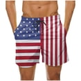 thumbnail image 1 of HOOMEUMY Mens Shorts Summer Elastic Waist Drawstring Shorts with Pockets Beach Shorts Leisure Fashion Comfy Outdoor Solid Color (Multicolor,XXXXL), 1 of 4
