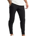 thumbnail image 1 of HOOMEUMY Mens Sweatpants Casual Stretch Dress Work Pants Solid Color Casual Fall Workout Sweat Pant with Pockets (Black,XL), 1 of 4