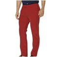 thumbnail image 1 of HOOMEUMY Mens Sweatpants Versatile Basic Buttons Style Fashion 2025 Trendy Tight Trousers Stretch Pants Slim Fit Design Red XL, 1 of 5