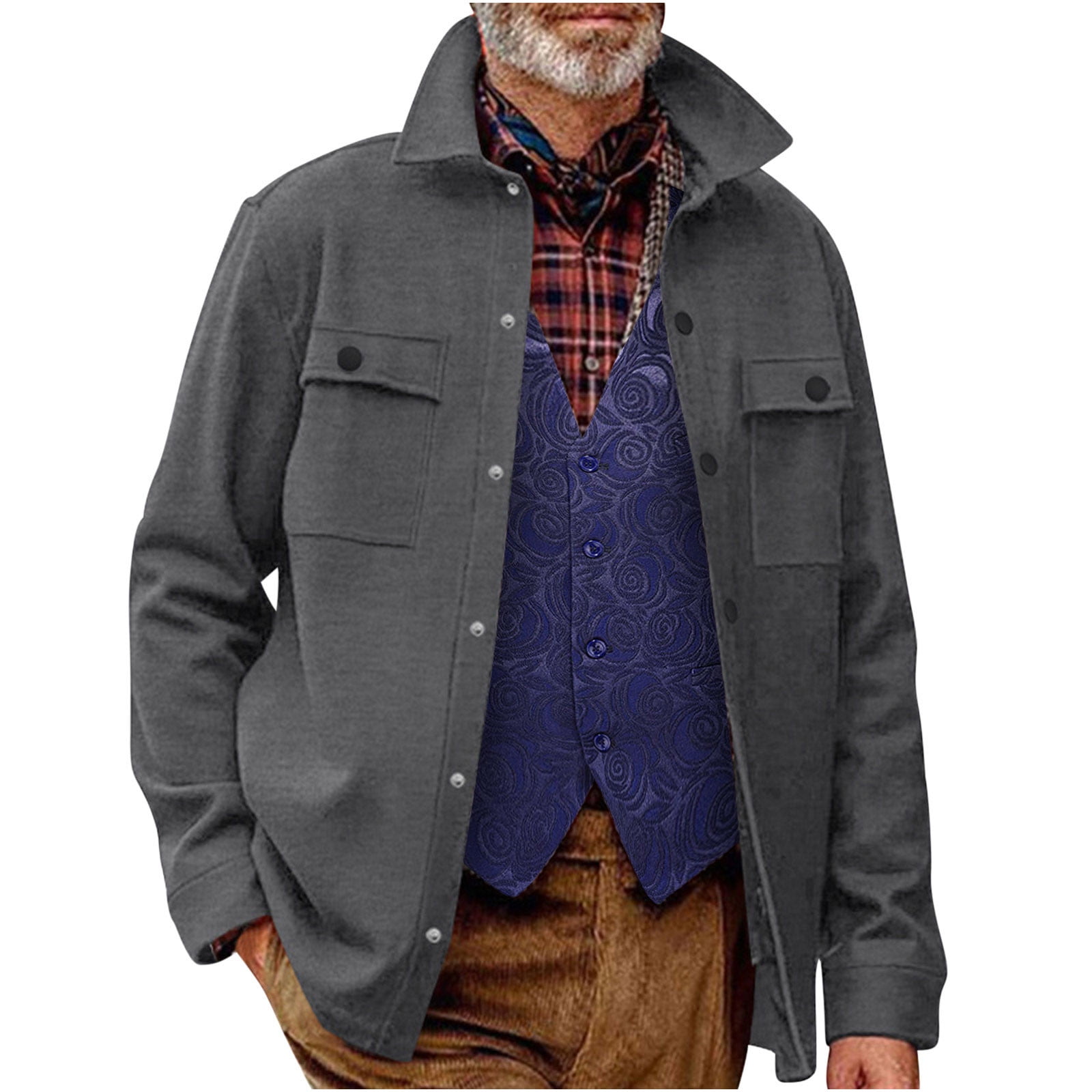 Men's ClassicStyle WoolBlend Jacket for Everyday Wear main image 1