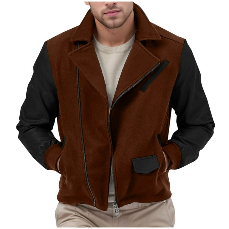 Casual Patchwork Zipper Turndown Collar Long Sleeve Two Pieces(7 Colors) Casual Patchwork Zipper Turndown Collar Long Sleeve Two Pieces(7 Colors)