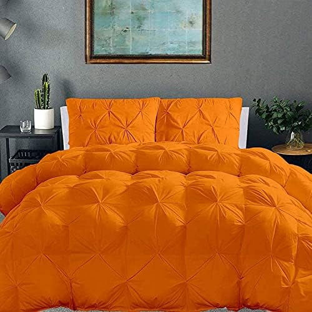 HOOMHIBIU 3 PC Comforter Set 100 Cotton 500 GSM All Season Goose Down