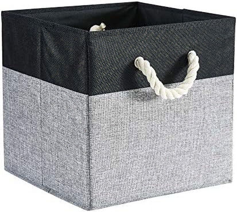 HOOMHIBIU Foldable Fabric Bins 13x13x13 inch for Cube Organizer with