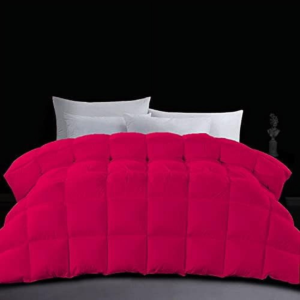 HOOMHIBIU Goose Down Comforter Lavender Oversized Queen Size 100 Soft