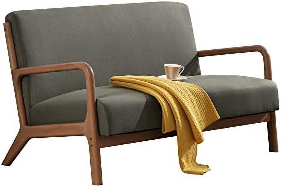 HOOMHIBIU Loveseat Sofa for Living Room Upholstered 2 Seater Couch with