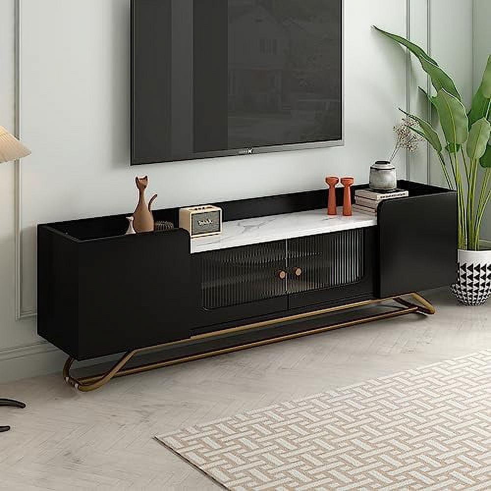 HOOMHIBIU Modern TV Stand for 70"+ TV TV Console with and