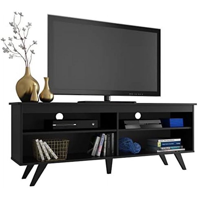 HOOMHIBIU TV Stand with 4 Shelves and Cable Management