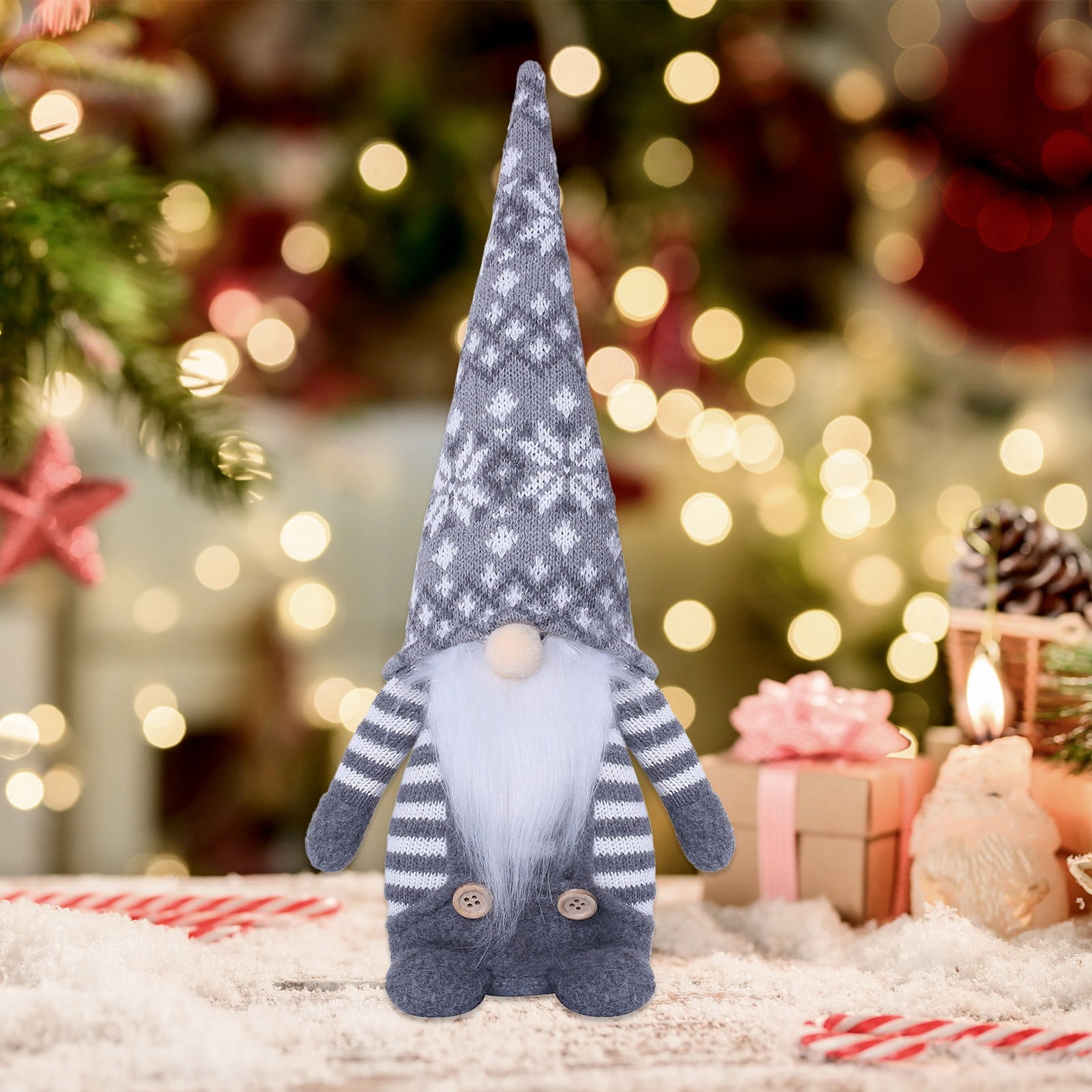 HOOMY Clearance Christmas Decoration Sitting Plush Faceless Doll With HOOMY Clearance Christmas Decoration Sitting Plush Faceless Doll With