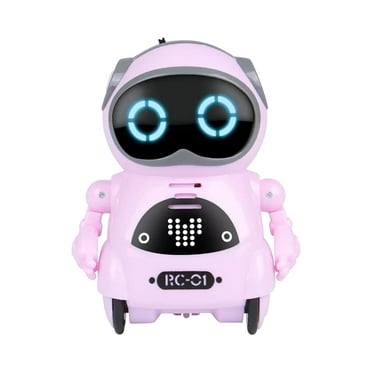 HOOMY Toys, Pocket RC Robot Talking Interactive Dialogue Voice Recognitions Record Singing Dancing Telling Story Mini RC Robot Toys Gift Clearance