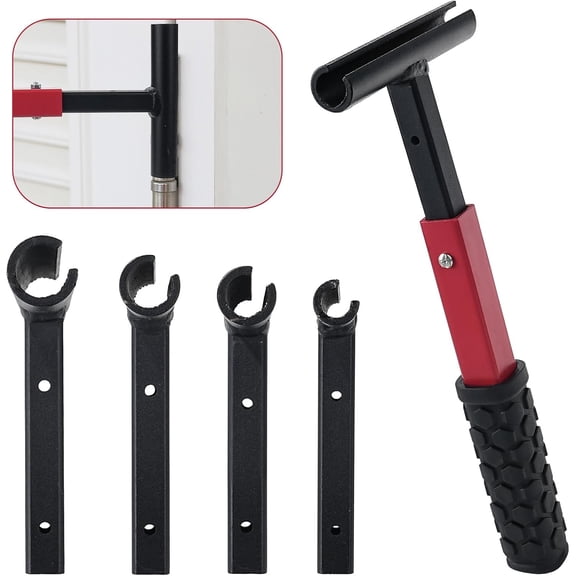 HOONGKAI 4-in-1 Hinge Gap Adjusting Tool Kit Heavy Duty Steel Door Hinge Hinge Gap Wrench Hinge Bender for contractors DIYers