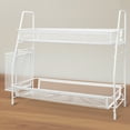 thumbnail image 1 of HOONGKAI Countertop Organizer, White Double Metal Shelf for Kitchen Spice Rack, Make Up Rack, Bathroom Counter Organizer, Sink Organizer, 1 of 8