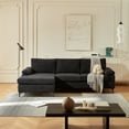 HOOOWOOO 3seat Sectional Sofa Couch for Living Room, 100" LShape