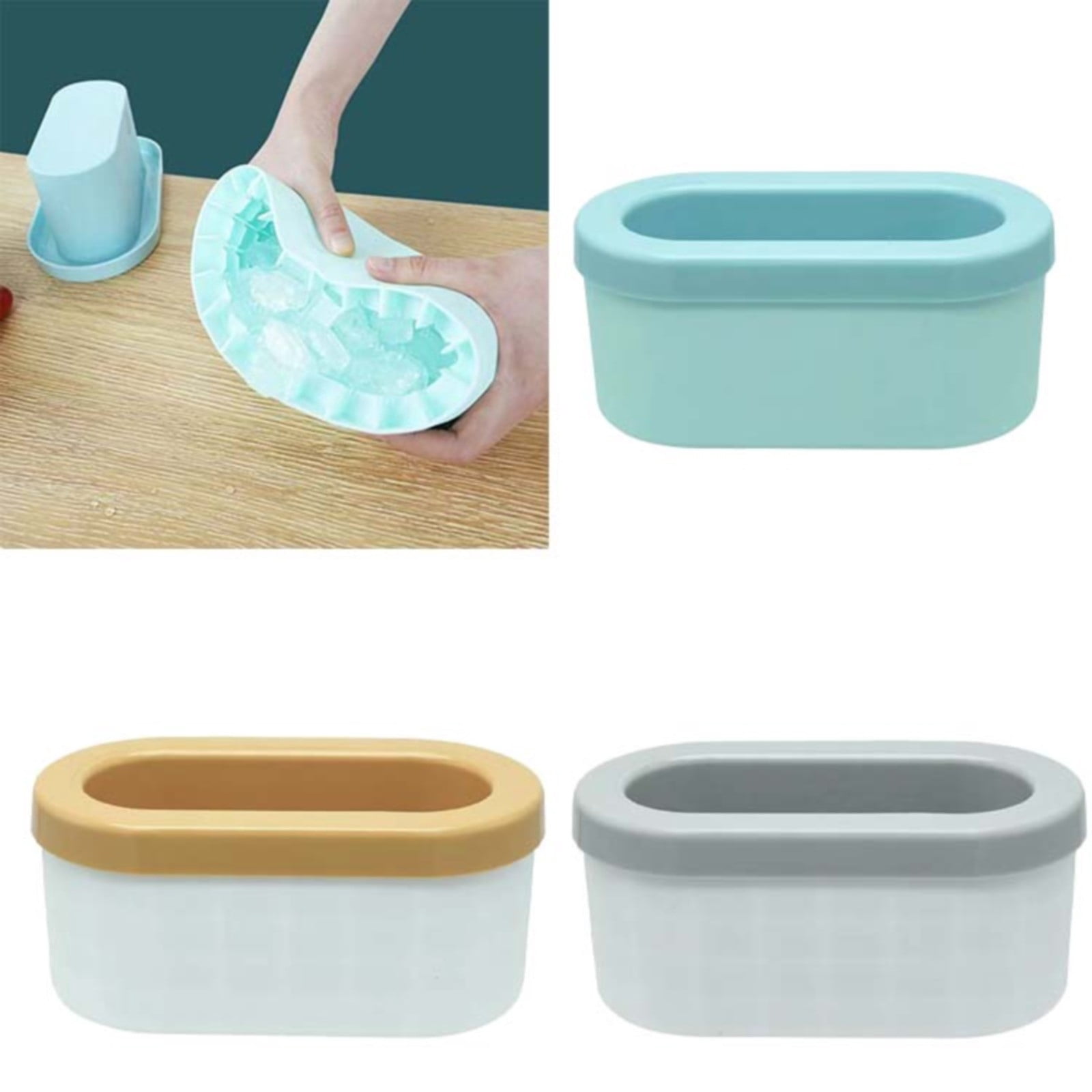 HOOUDO Ice Tray Clearance Silicone Cylinder Ice Cube Ice Cup Ice