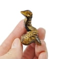 thumbnail image 1 of HOOUN 1.5" Natural Crystal Snake Carved Quartz Stone Serpent Rock Healing Reiki Decor-Tiger Eye-1PC (Random Pick), 1 of 8