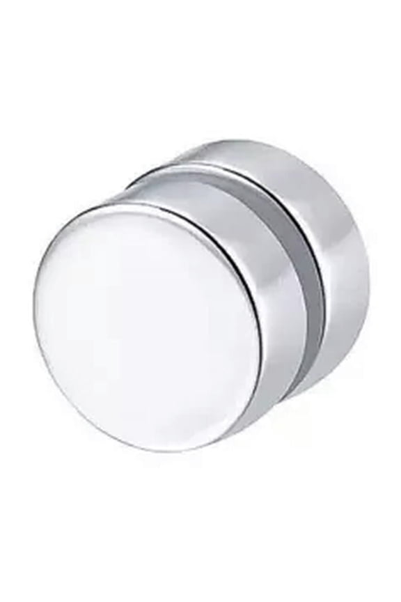 1 PC Non Piercing Ear Stud Jewelry Unisex Earrings Fashion Magnet Clips -Silver 8mm