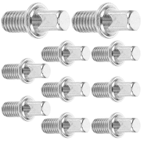 HOOUN 10 Pcs Pearl Drum Pedal Screws Hardware Snare Fittings Key