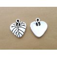 thumbnail image 1 of HOOUN 100 Pcs Tibetan Silver Leaves Heart Charms Pendant 20x16MM LD2454 DIY Making, 1 of 1