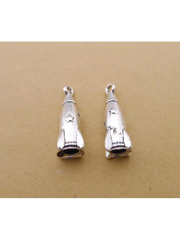 100 Pcs Tibetan Silver Rocket Charms Pendant 24X7MM LY3003 DIY Jewelry Making