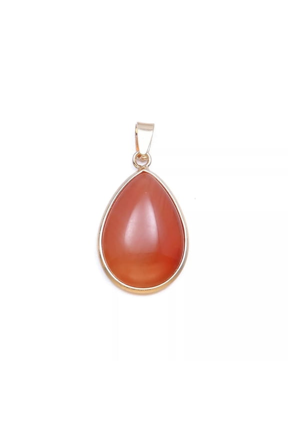 10pcs 25x20mm red agate Stone Pendant Pendant Making for jewelry Necklace