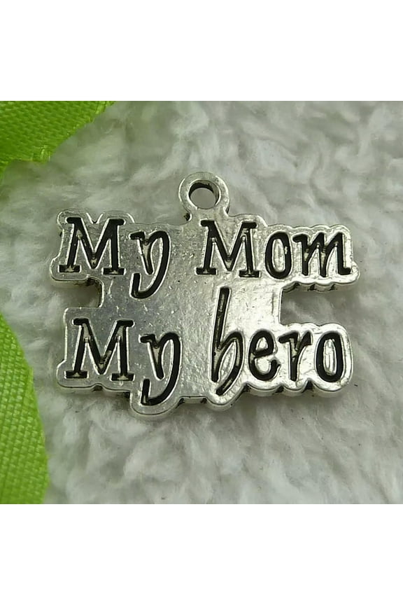 120 pcs tibet silver My Mom My bero charms 25x21mm B2765