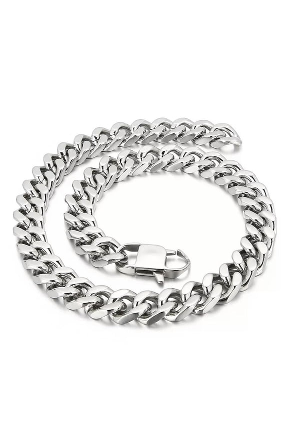 14mm 24inch Heavy Large Stainless Steel Cuban Chain Link Necklace For Mens Gift