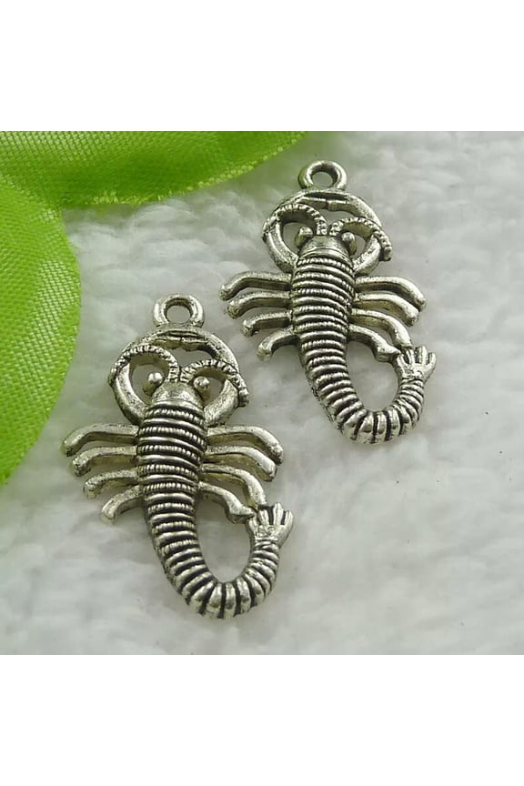 152pcs tibet silver scorpion charms pendant 30X18mm B1014