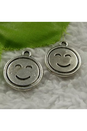 160 pcs tibet silver smiling face charms 19x16mm B4055