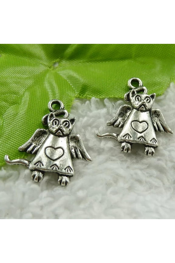 160pcs tibet silver bat charms 26X22mm B3743
