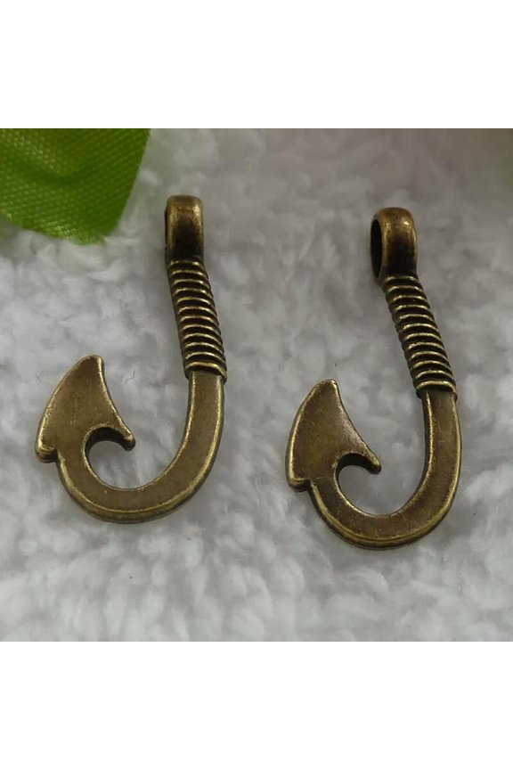 176 pcs bronze plated arrow charms pendant 31x14mm B048