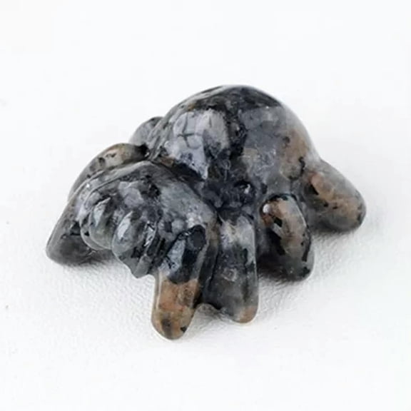 HOOUN 1PC Natural Crystal Spider Skull Quartz Chakra Carving Reiki Healing Halloween-Yooperlite-1PC (Random Pick)