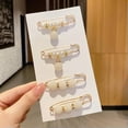 thumbnail image 1 of HOOUN 1Set Fashion Clothing Brooches Waist Adjustment for Women Pearl Lapel Pin Buc:yy-36, 1 of 9