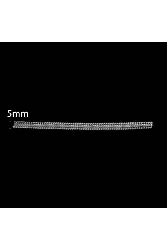 1pc DIY Tightener Reducer Plastic Jewelry Part Size Adjuster for Loose Ring-Transparent 5mm Round