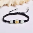 thumbnail image 1 of HOOUN 1pc Glow In The Dark Beads Round Luminous Stone Red Rope Bracelet Jewelry Gift-Dragon, 1 of 9