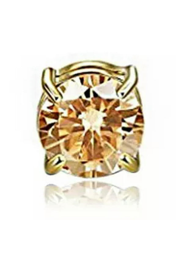 1pc Magnetic Stud Earrings Non-Piercing Clip On for Stainless Steel Studs Unisex-Gold-8MM