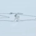 thumbnail image 1 of HOOUN 1pcs 316 Stainless Steel Butterfly Initial A-Z Letters Pendant Chain Necklace -LETTER J, 1 of 2