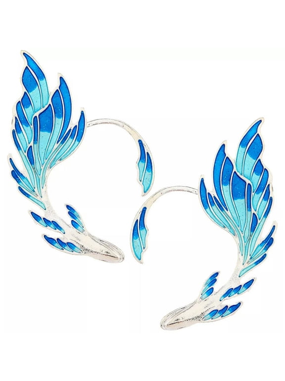 2 Pcs Ear Clip Fairy Cuffs Elf Earrings for Women Accessories Costume