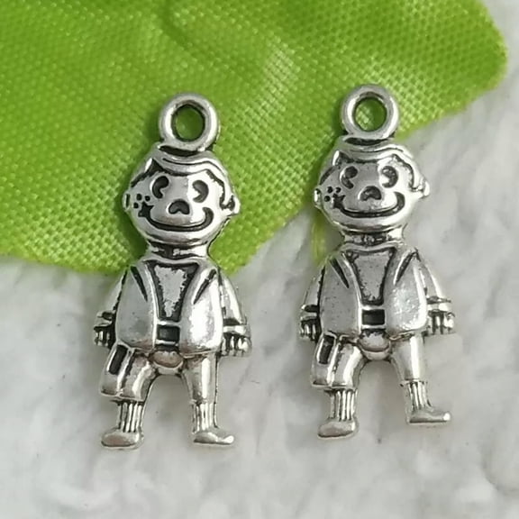HOOUN 200 pcs tibet silver monkey charms 22x10mm B4879