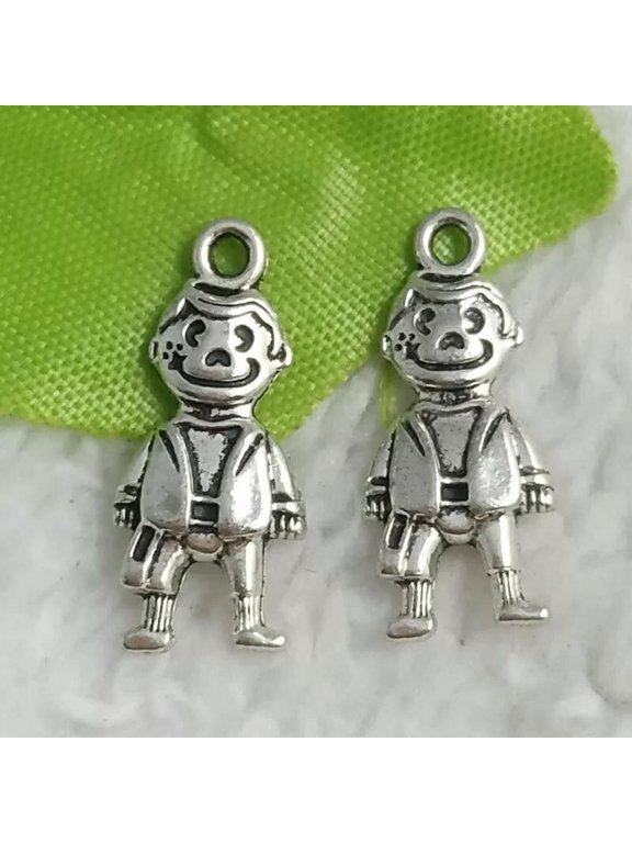 200 pcs tibet silver monkey charms 22x10mm B4879