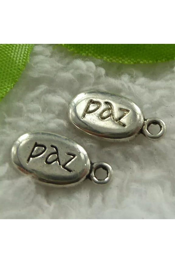 200 pcs tibet silver paz charms 16x8mm B1207