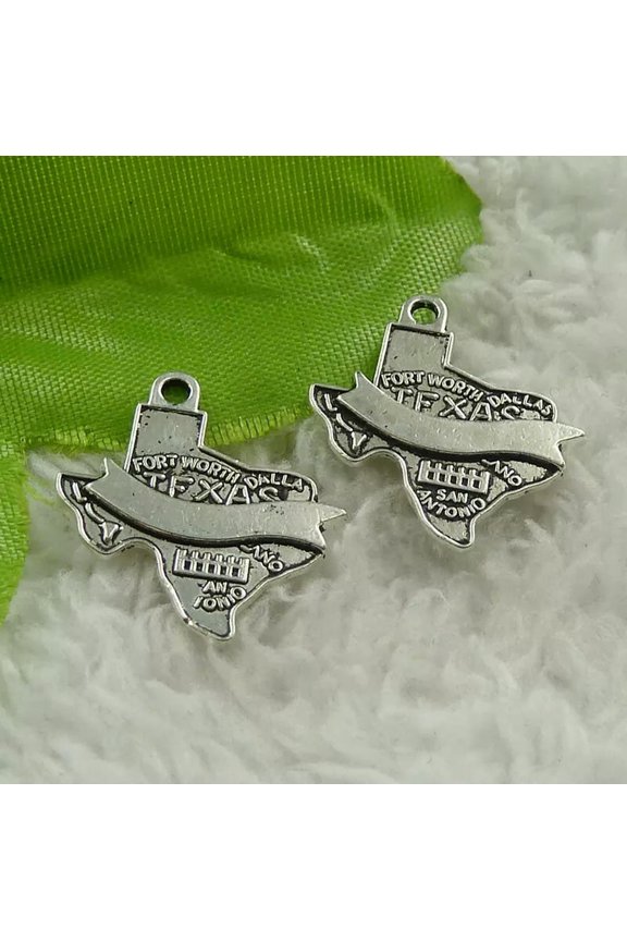 248pcs tibet silver logo charms 22X21mm B4538