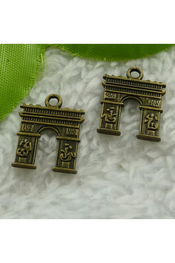 280 pcs bronze platled door case charms 18x14mm B2537