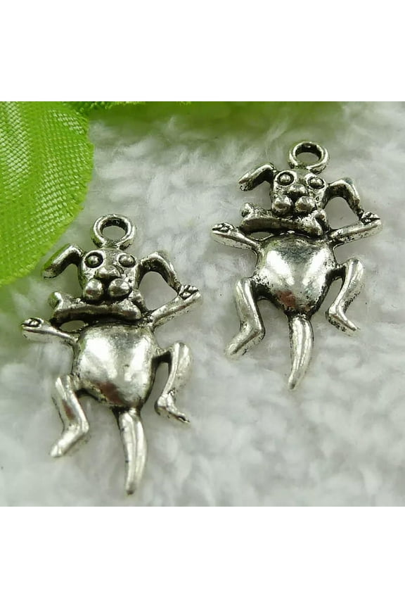 280 pcs tibet silver mouse charms 26x15mm B1464
