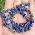 thumbnail image 1 of HOOUN 3-8mm Natural Stone Gravel Beads Gemstone Chips Beads for Jewelry Making 15.5"-Lapis Lazuli-3-5mm, 1 of 9
