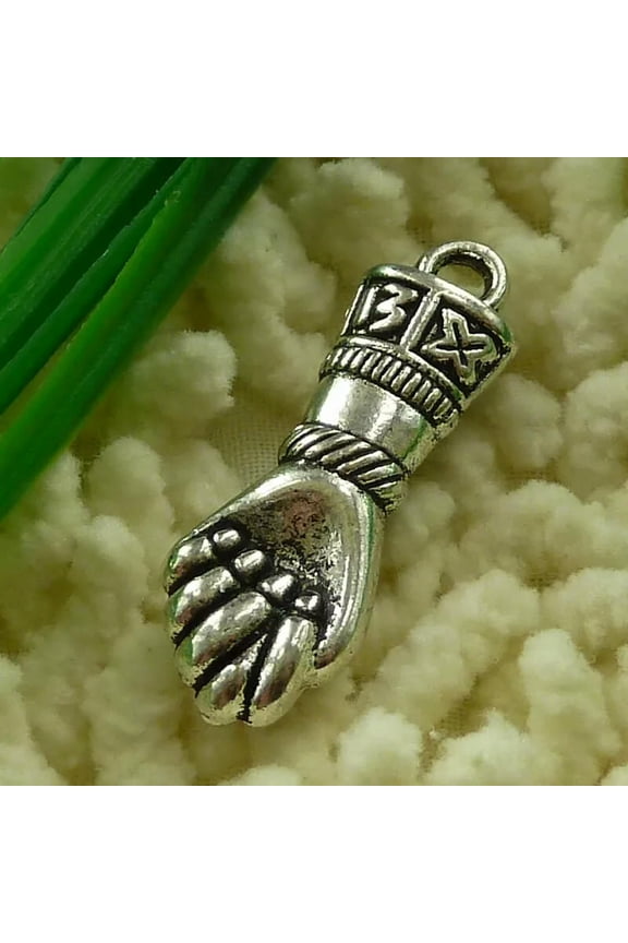 33 Pcs Tibetan Silver Arm Charms Pendant 35X12MM S2952 DIY Jewelry Making