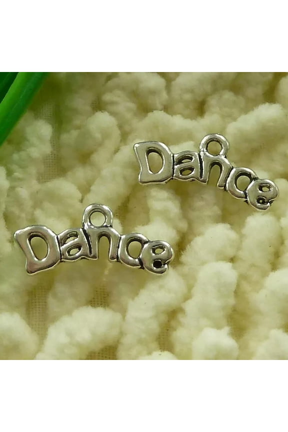 390 Pcs Tibetan Silver Dance Charms Pendant 20X9MM S2980 DIY Jewelry Making