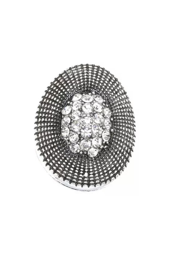 3D Rhinestons Chunk Charm Snap Button Fit 18mm Snap Necklace/Bracelet-13