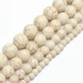 thumbnail image 1 of HOOUN 4-12mm Natural Turquoises Howlite Sediment Round Loose Beads for Jewelry Making-howlite-4mm 91pcs beads, 1 of 9