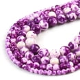 thumbnail image 1 of HOOUN 4/6/8/10/12mm Natural Rain Flower Jasper Loose Beads for Jewelry Making DIY 15''-17-8mm about 46pcs, 1 of 9