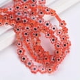 thumbnail image 1 of HOOUN 4-9mm Mixed Flower Shape Millefiori Glass Loose Beads for DIY Jewelry Making-Red Black-5mm-7mm 65pcs, 1 of 9